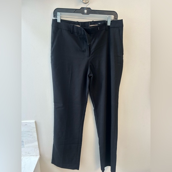 Woman's size 10 H&M black dress pants , casual or work straight leg - Picture 1 of 6